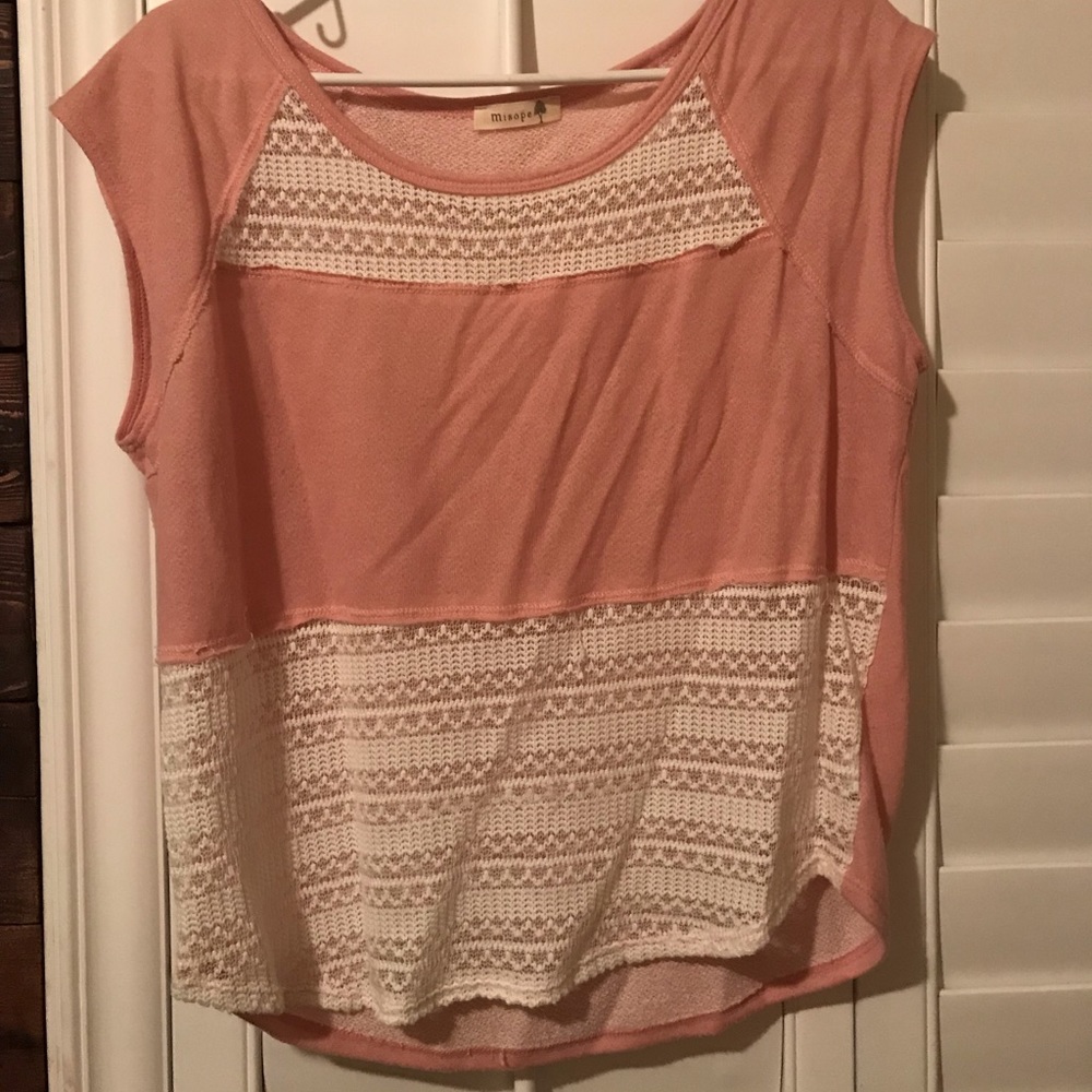 Light pink top